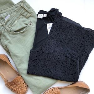 Gap Lace Tank Top NWT